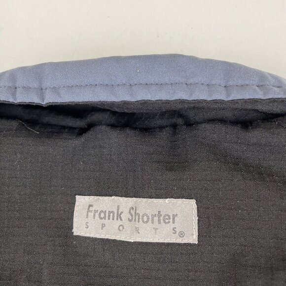 Frank Shorter Sports Windbreaker Jacket Men M Full Zip Poly  Reflective Running - Picture 5 of 13